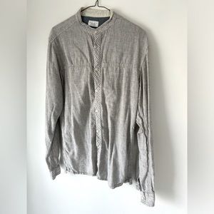 Mandarin Coller Everyday shirt  Zara Man Sport Moda